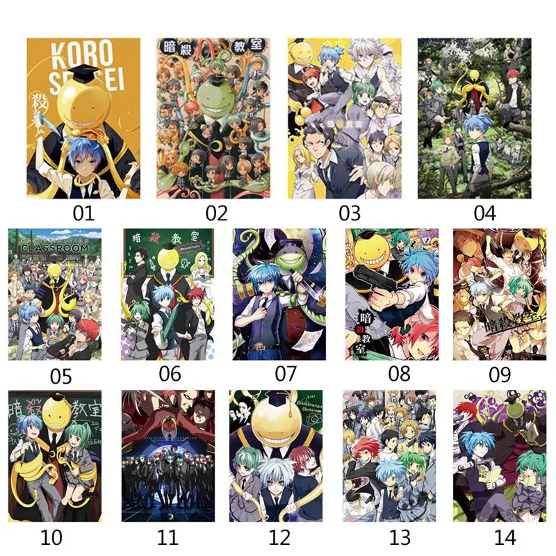 Аниме класс убийц корозенсей шиота Нагиса настенный свиток плакат настенные