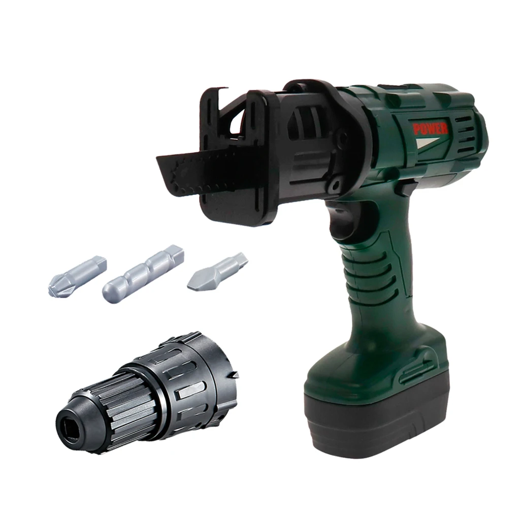 Детская электрическая игрушка пластиковый инструмент цепная пила со звуком