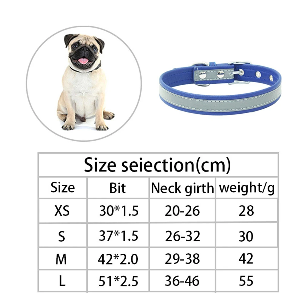 Новый модный внешний вид Светоотражающий ошейник для собаки кошки безопасный