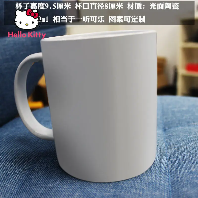 Модная мультяшная керамическая чашка Hello Kitty меняющая цвет простая трехмерная