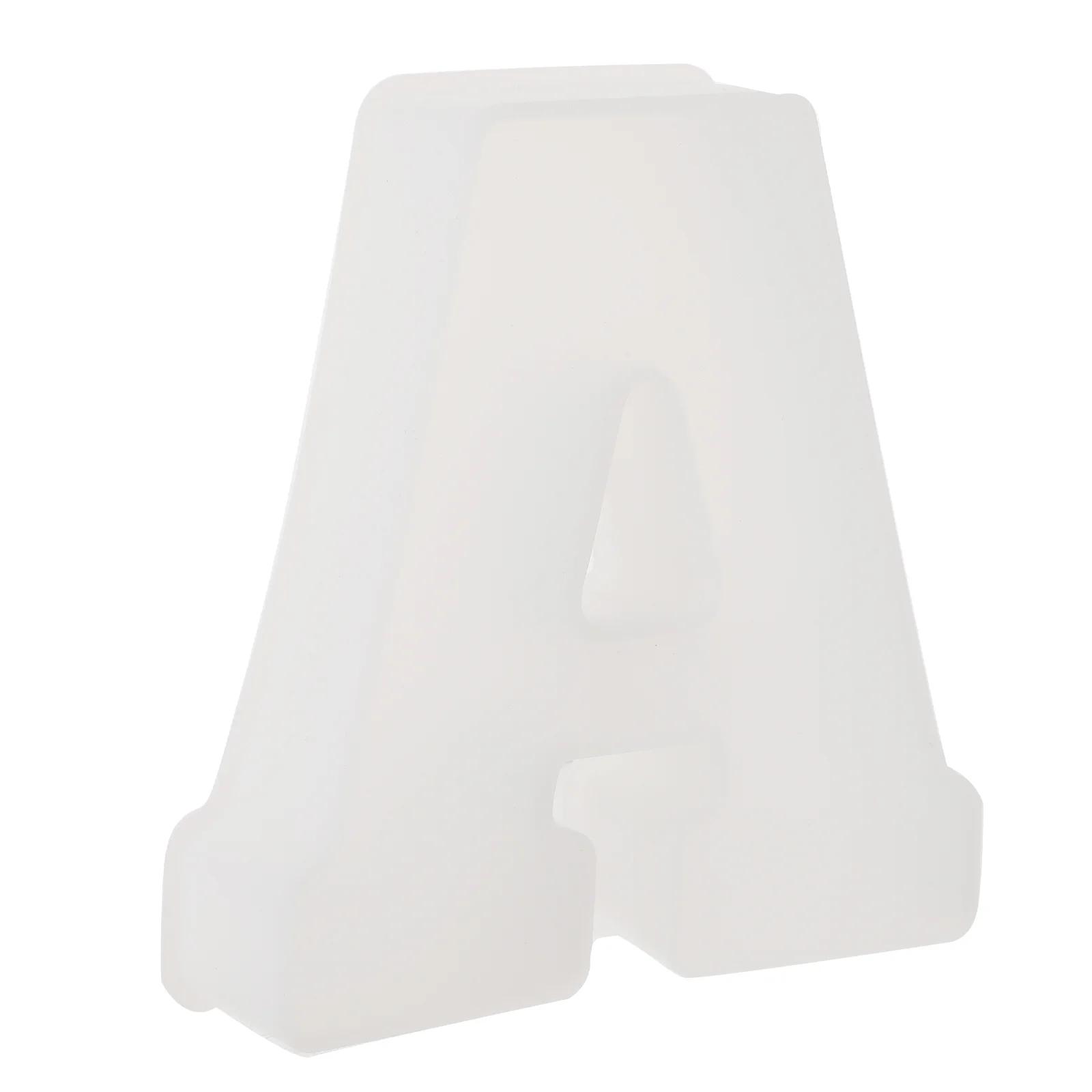 

1Pc English Letter Mold Desktop Large Letter Adornment Mold Crystal Epoxy Mould