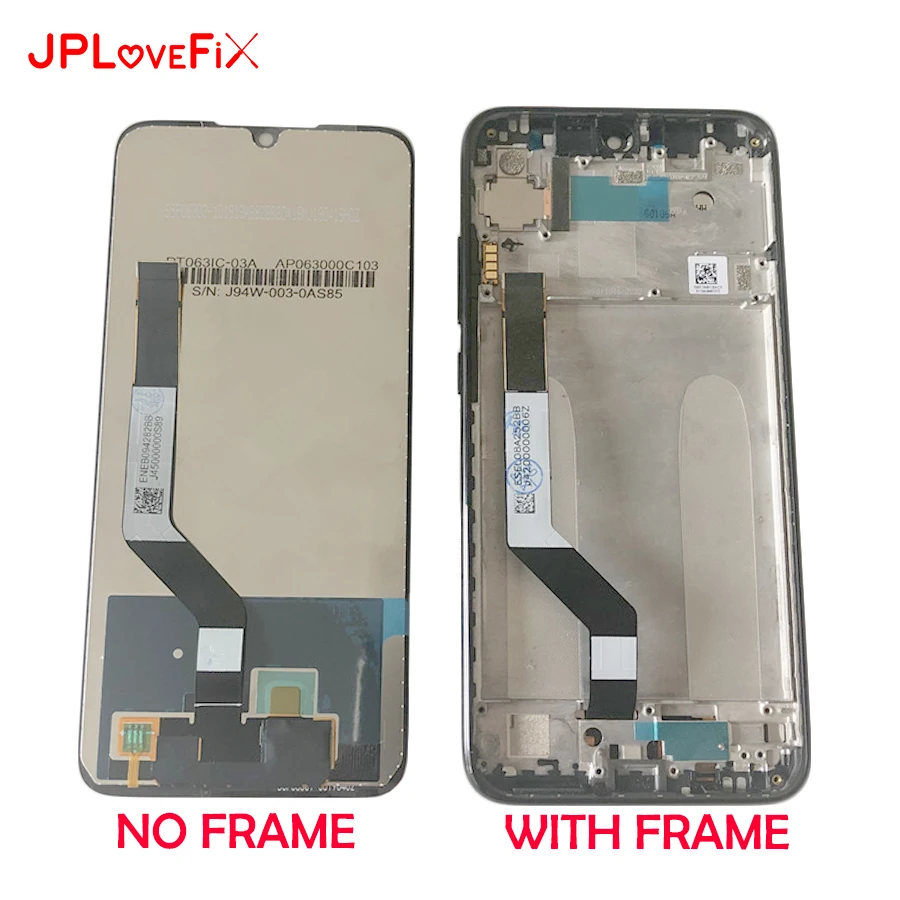 ЖК дисплей JPFix для Xiaomi Redmi Note 7 / Pro сенсорный экран сменный дигитайзер в сборе с