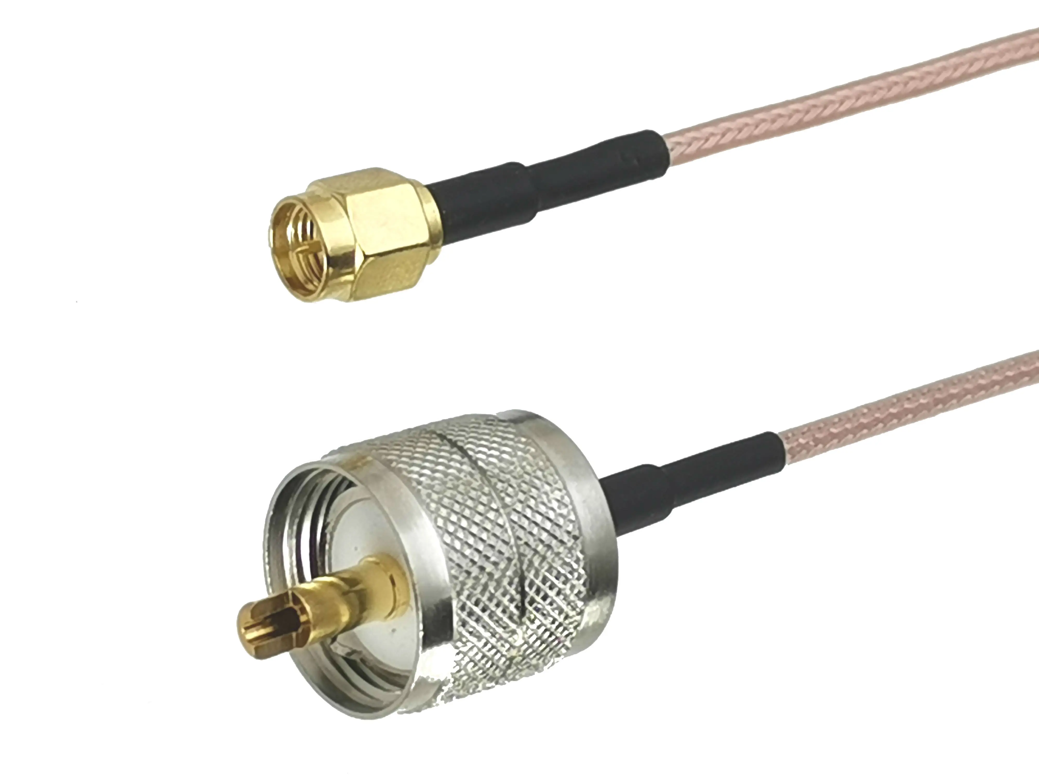 

1Pcs RG316 SMA Male Plug to UHF PL259 Male plug Connector RF Coaxial Jumper Pigtail Cable For Radio Antenna 4inch~10M
