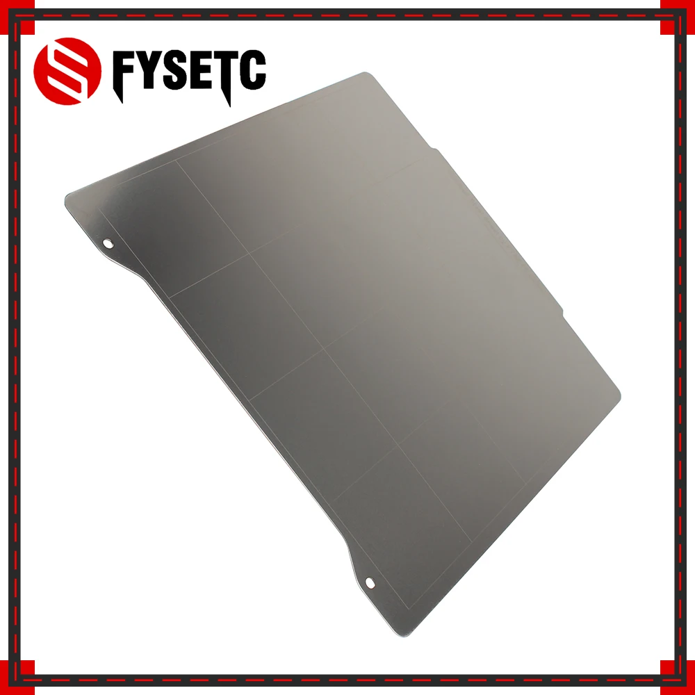 fysetc mini steel plate 196 3190mm spring steel sheet heat bed platform 3d printer for clone prusa mini free global shipping