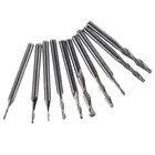 Концевая фреза из карбида с шариковой насадкой, гравировальная фреза с ЧПУ, твердосплавная насадка A5YD, 10 шт., 11, 52, 02, 53,175 мм