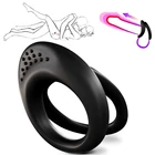 Кольцо для пениса, эластичное кольцо для стимуляции клитора и задержки эякуляции, мужское устройство верности, кольцо на член, секс-игрушки для пар