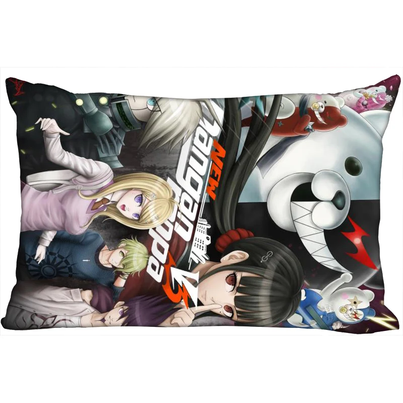 

Новое поступление, наволочка Danganronpa для спальни, искусственная наволочка, квадратные искусственные Чехлы, сатиновая мягкая ткань