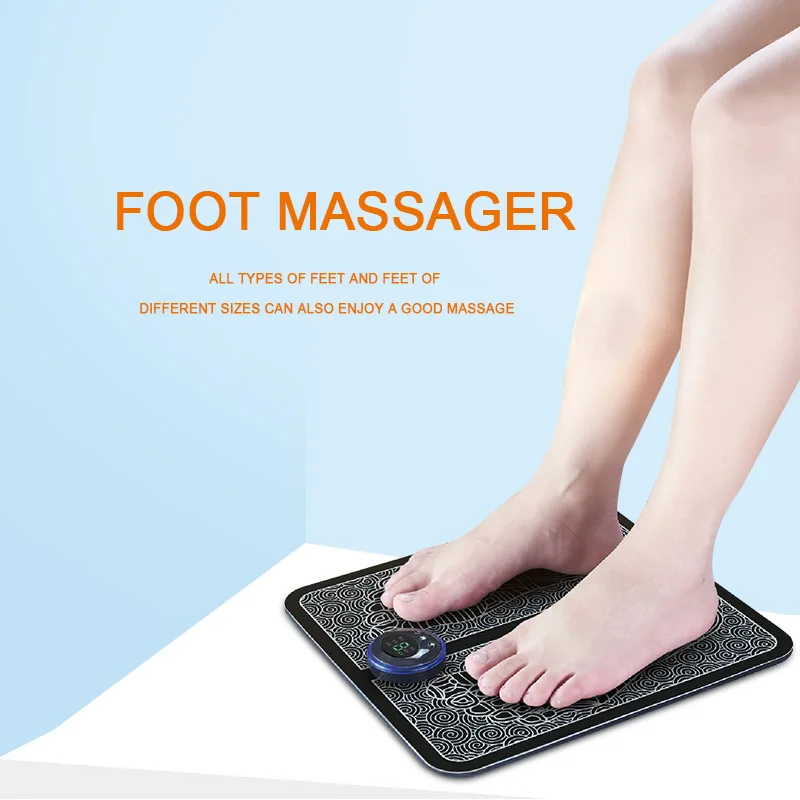 

EMS Foot Massager Pad Feet pulse Muscle Stimulator Leg Reshaping Foot Massage Mat Relieve Improve Blood Relieve Ache Pain