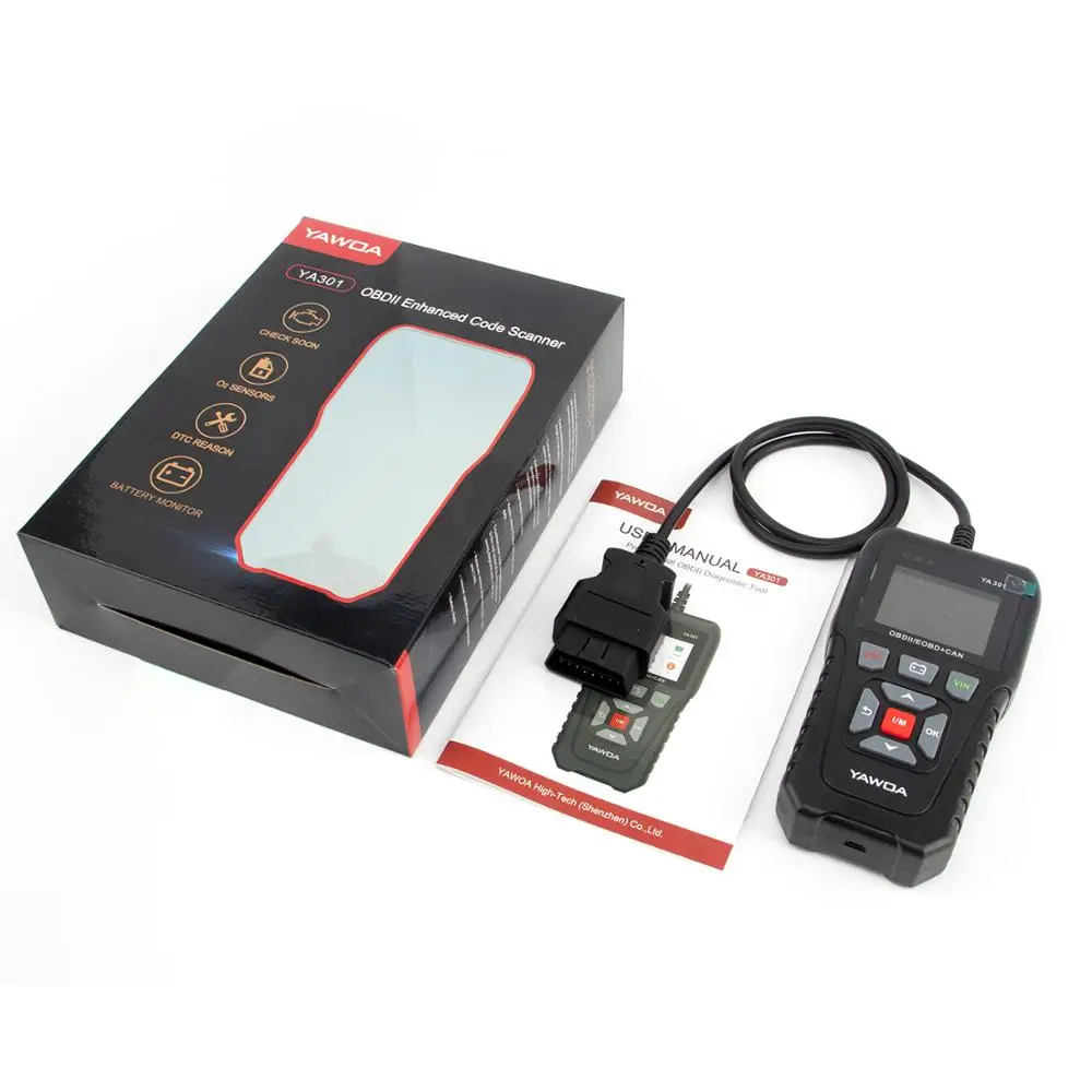 Ediag YA301 по каналам OBDII/EOBD считыватель кодов реальные 16Pin USB обновление с