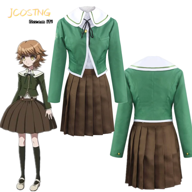 Горячая Распродажа Косплей Coetume аниме Danganronpa Kuma Chihiro Fujisaki Костюм женский JK