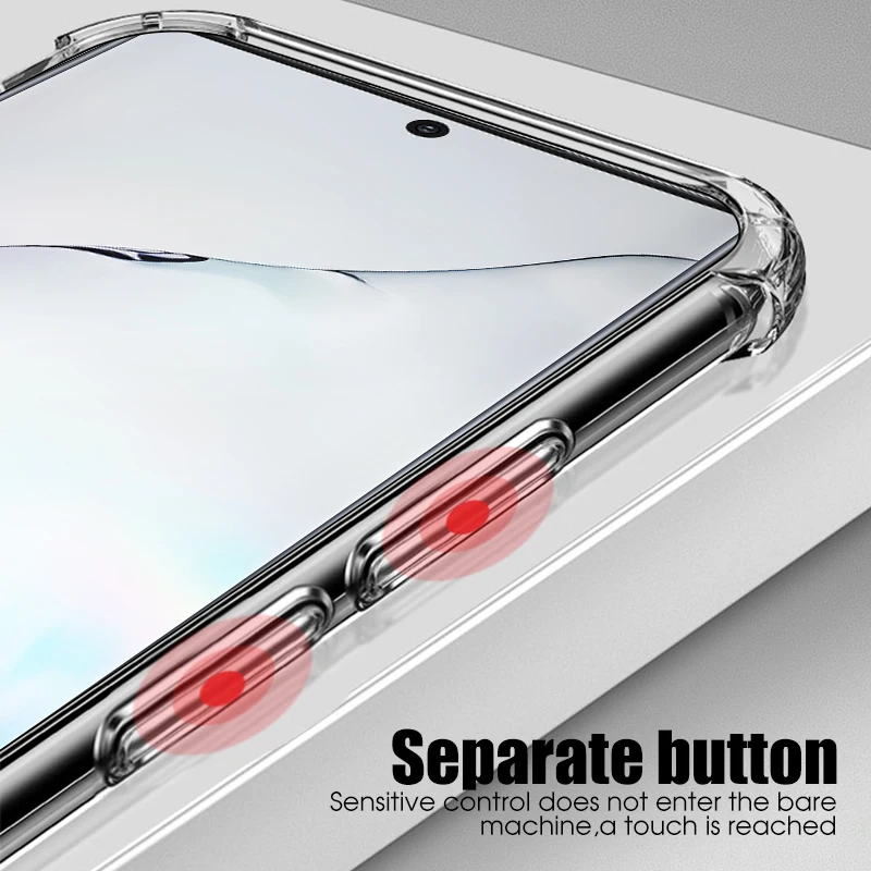 Прозрачный противоударный чехол с подушкой безопасности для Samsung Galaxy S8 Plus мягкий