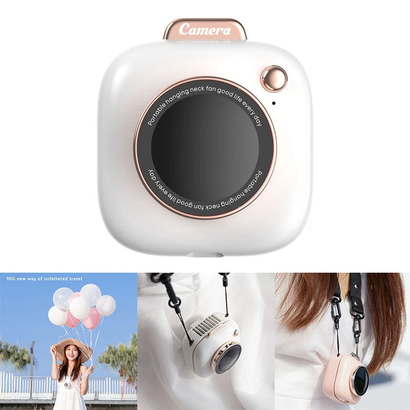 

Hanging Neck Fan, USB Portable Handheld Waist Hanging Mini Fan with Large Air Volume and Silent Small Fan