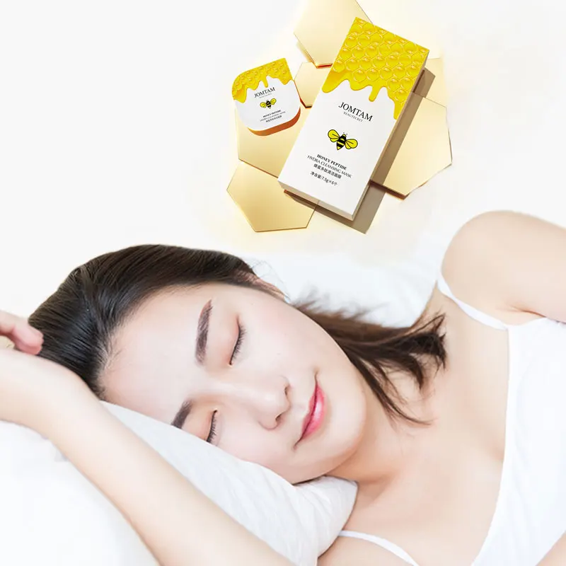6pcs/Set Honey Peptide Hydra Cleansing Mask Moisturizing Oil-Control Anti-Aging Whitening Depth Replenishment Wrapped | Красота и