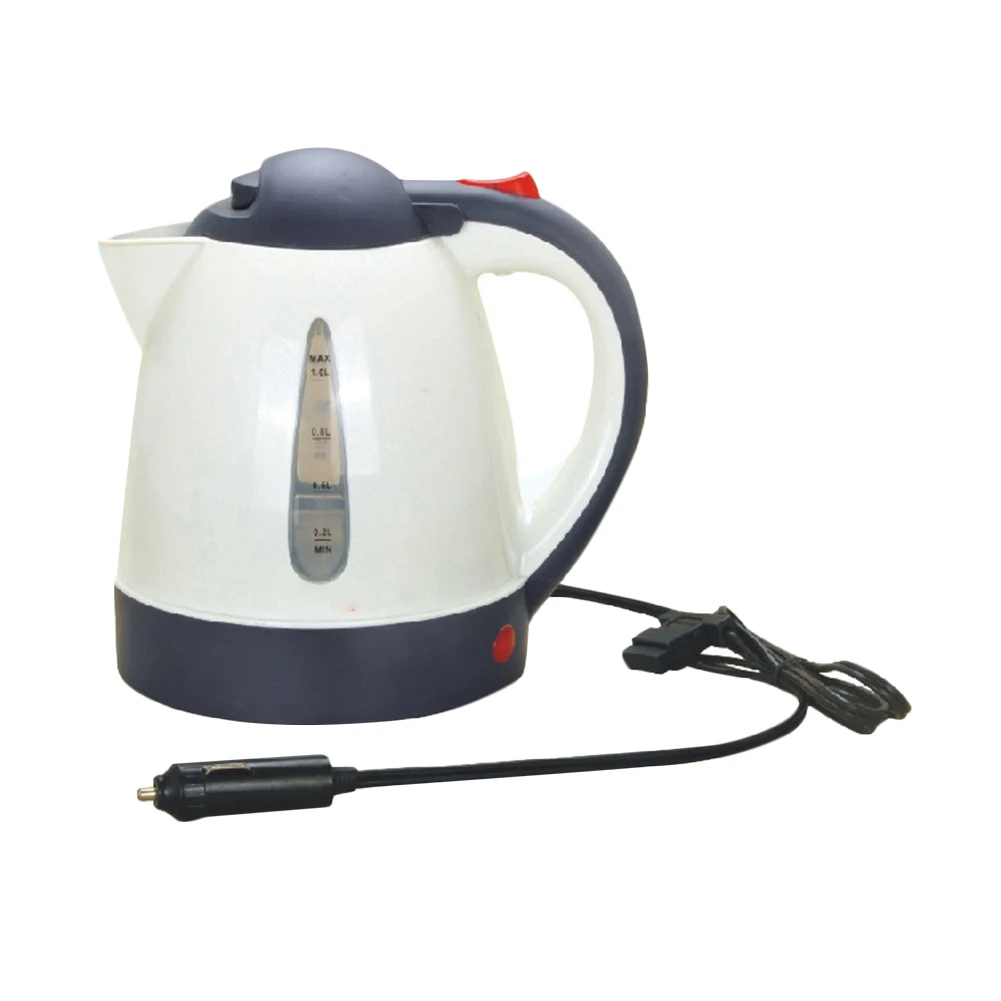 

250W Coffee Portable 1L Electric Kettle Water Heater Tea Car Travel Anti-scalding Truck Ergonomic Soup Automobile 24V Non Slip