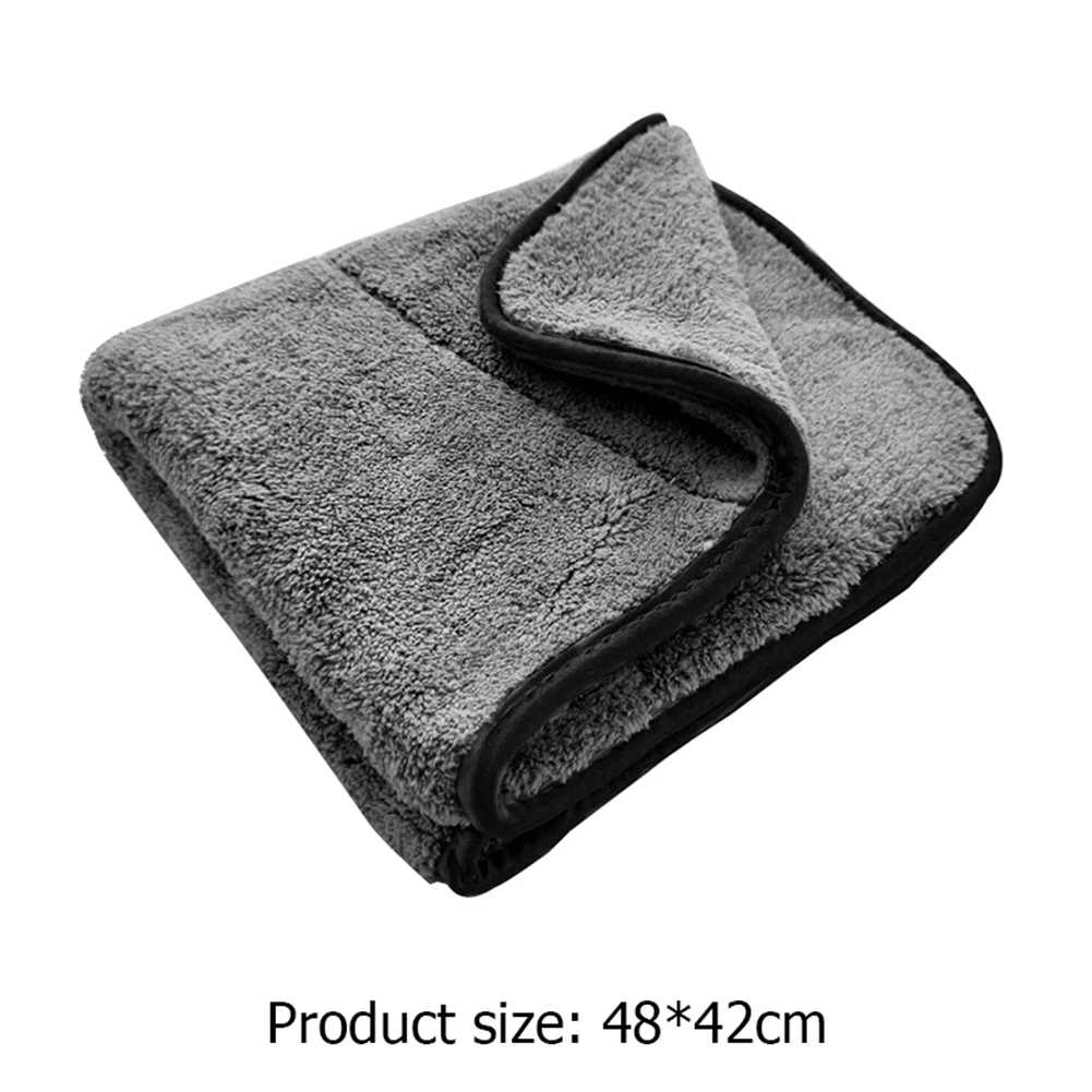 42x48 см полотенце из микрофибры для мытья автомобиля классические цвета и простой