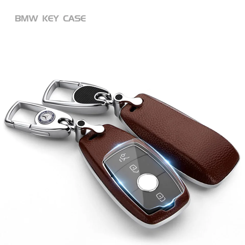 

Автомобильный чехол для ключей, чехол для Mercedes Benz W203 W210 W211 W124 W202 W204 AMG, аксессуары для стайлинга автомобиля