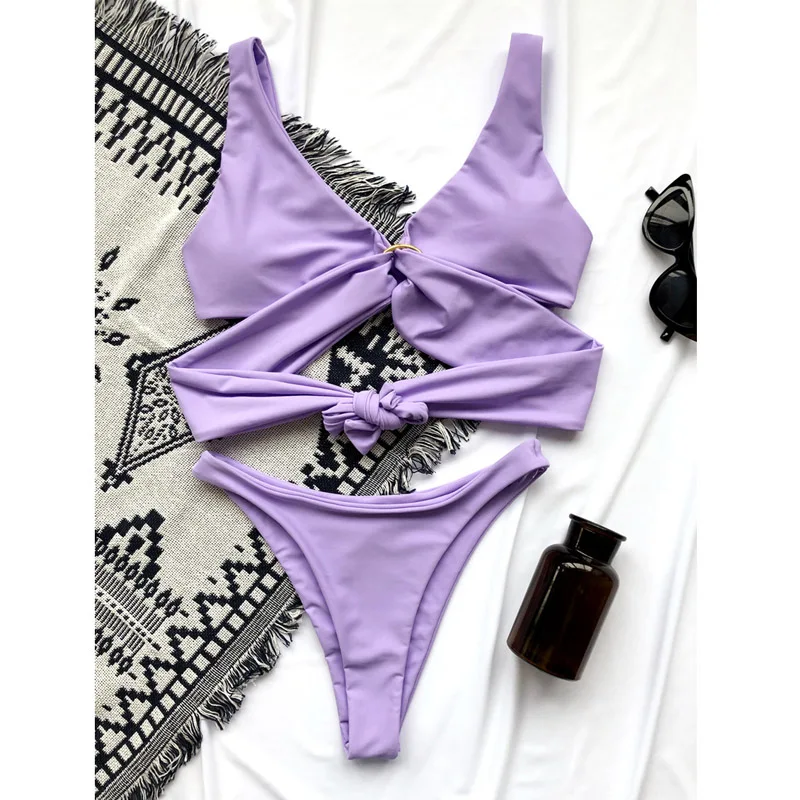 

Summer new sexy bandage swimsuit thong bikini bikini set
