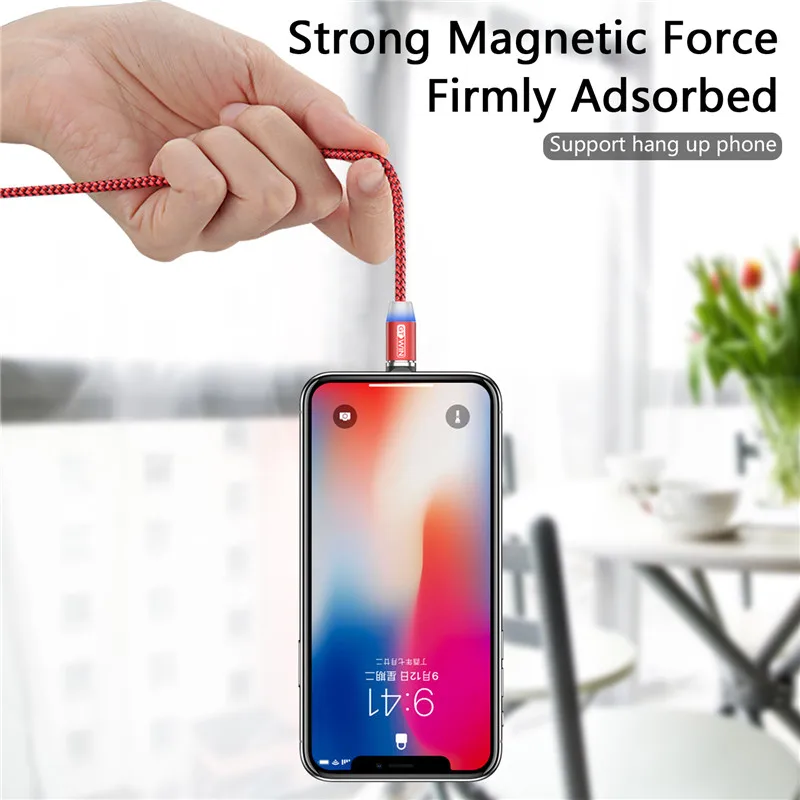 GTWIN 3 м Магнитный кабель для быстрой зарядки USB type-C Магнитный адаптер зарядное устройство Магнитный зарядный кабель Micro USB для iPhone xr xiaomi