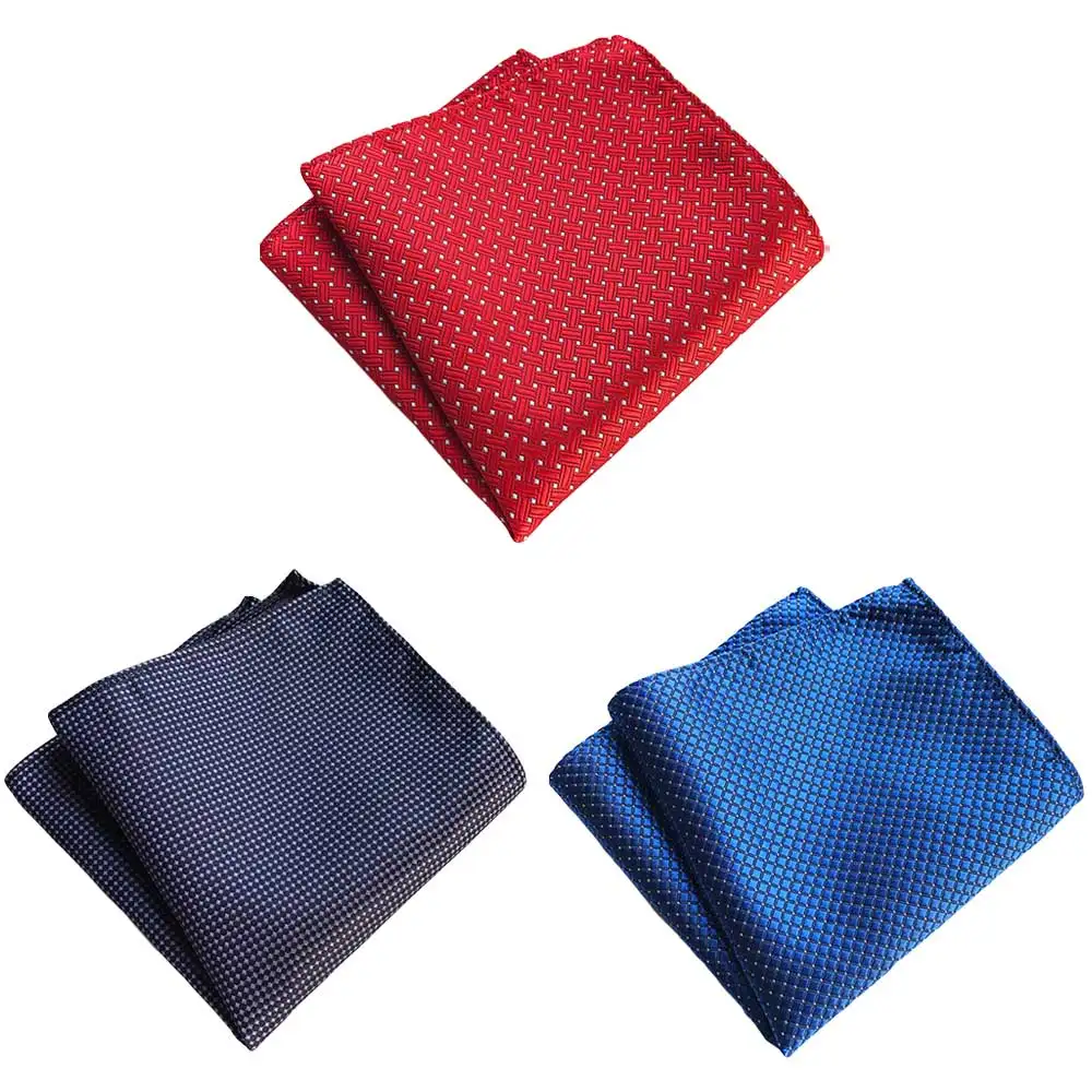 3 Packs Men Stripe Candy Color Pocket Square Handkerchief Wedding Party Hanky HZTIE0371 | Аксессуары для одежды