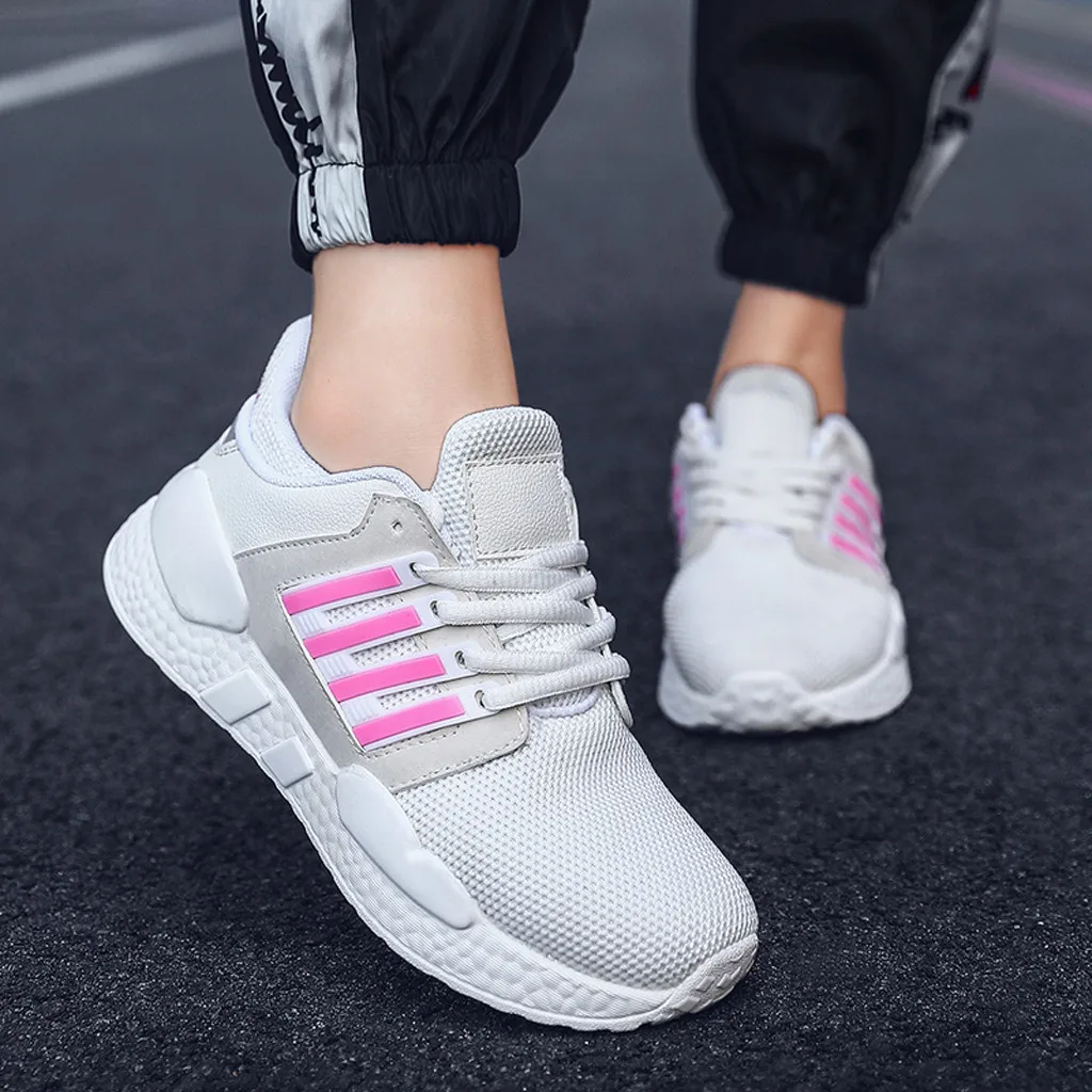 Женские кроссовки удобные сетчатые дышащие повседневные Прогулочные на