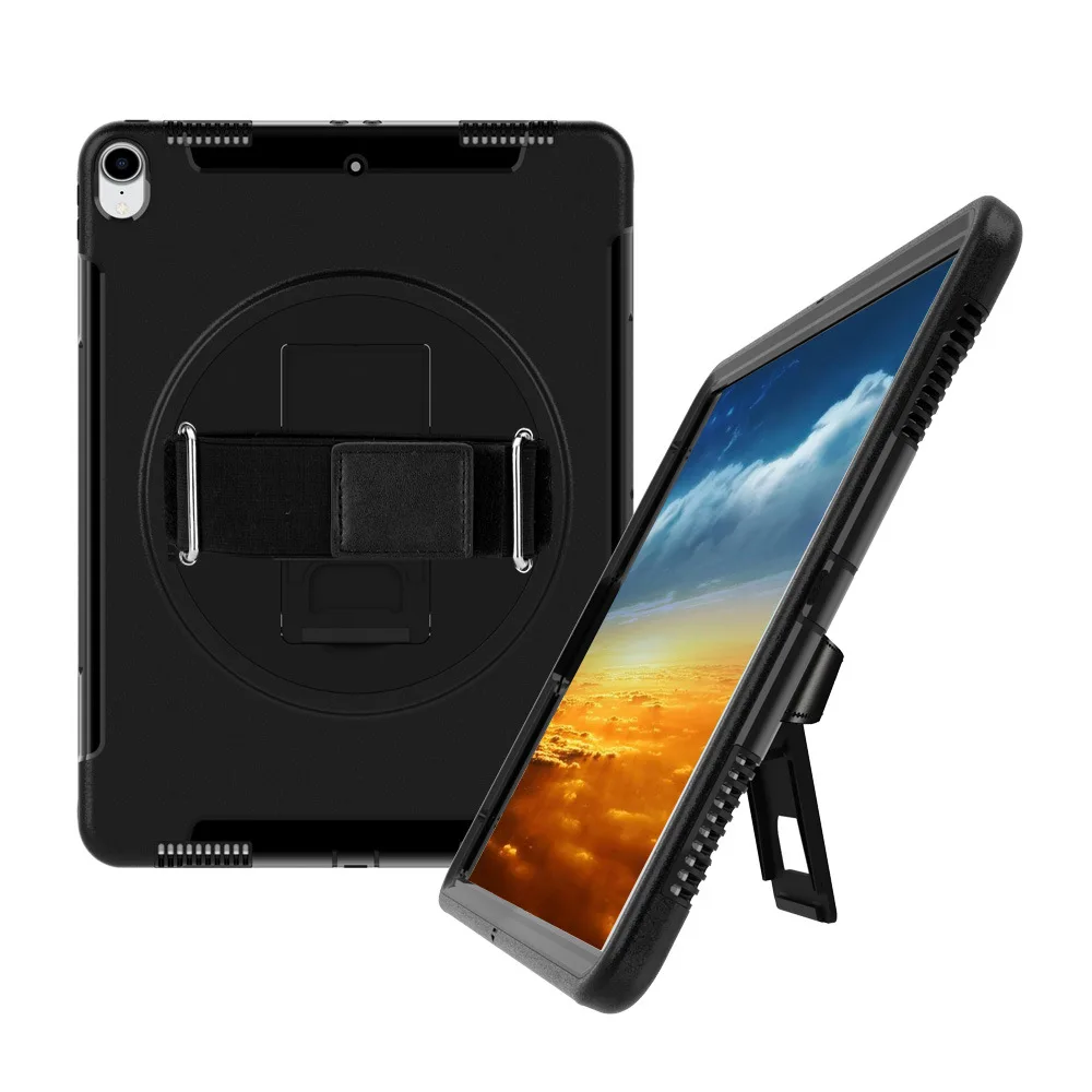 black Для iPad Pro 12,9 дюйма чехол для планшета с подставкой плечевой ремень противоударный защитный чехол 3-го поколения Miesherk FTL03 - Цвет: black