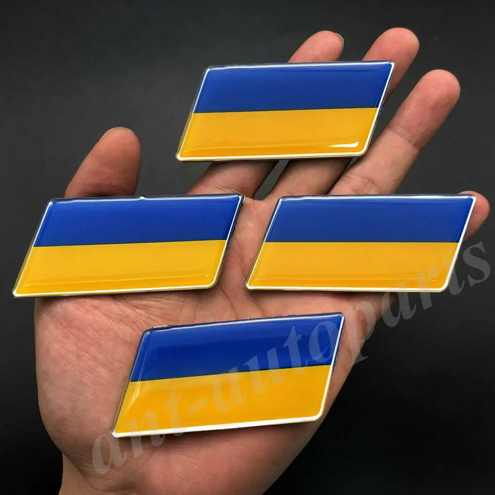 

Наклейки на мотоцикл с эмблемой крыла, украинского флага, 4 шт.