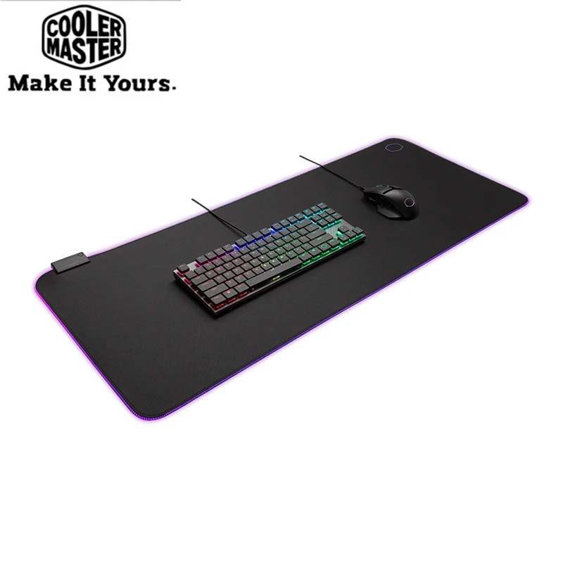Игровой коврик для мыши Cooler Master RGB компьютерный большой геймерский XL настольного