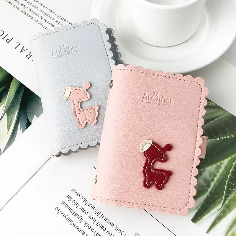 Cartoon Cute Deer Women Card Case Bag High Quality 2019 New Function 24 Bits Business Holder Passport Cover For Boy Girls | Багаж и сумки