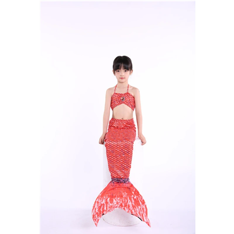Вечерние костюмы Ариэль для костюмированной вечеринки; Vestido; купальный костюм Русалочки для девочек; купальный костюм принцессы Ариэль с хвостом; 10 цветов; детская одежда для плавания - Цвет: Color3
