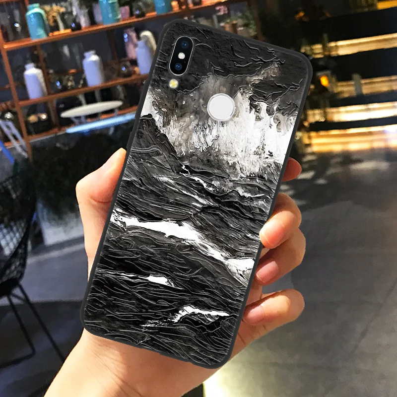 heishan 3D с тиснением и изображением из мультфильмов чехол для huawei Коврики 30 Lite 10 20 P20 P30 Pro Honor 9X8X10 Lite 20i 10i PSmart Y6 Y7 Pro Y9 Prime чехол - Цвет: heishan