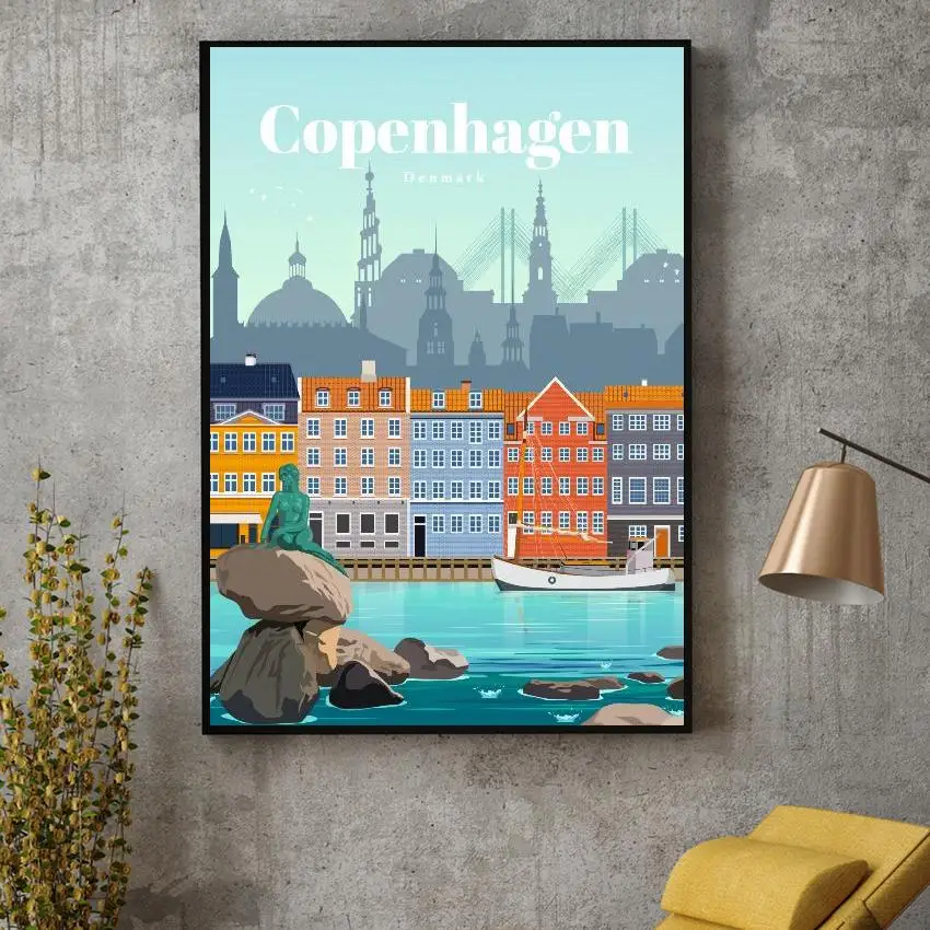 

Canvas Travel poster Wall Art Pictures for Living Room Home Decor No Frame