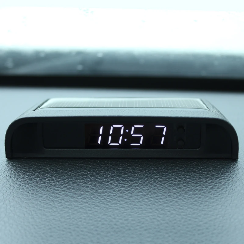 

Светодиодные Автомобильные цифровые часы на солнечной батарее термометр Беспроводная Автоматическая переключающая машина Высокоточные Часы с механизмом автомобильные аксессуары