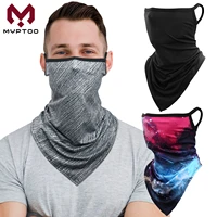 men motocross scarves balaclava motorcycle breathable cycling bandana moto racing neck gaiter hanging ear triangle face scarf