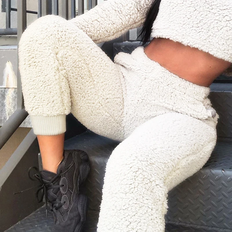 Женские спортивные штаны джоггеры вельветовые брюки с высокой талией из