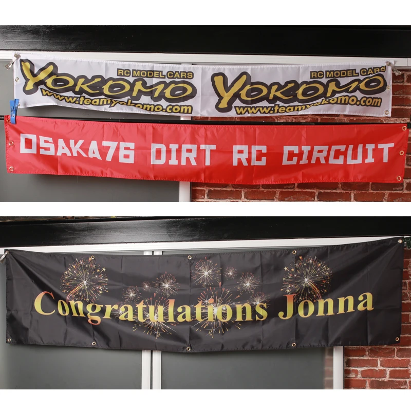 Индивидуальный флаг 2x8 футов Летающий баннер с принтом любого размера