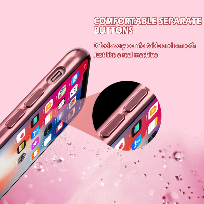 Блестящий Алмазный цветок чехол для iPhone 11 Pro Max Xs XR X 7 8 плюс 6 6s телефона iphone11 2019