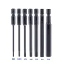 Набор насадок для электродрели, комплект из 7 насадок с шестигранным углублением, S2 магнитные пневматические насадки