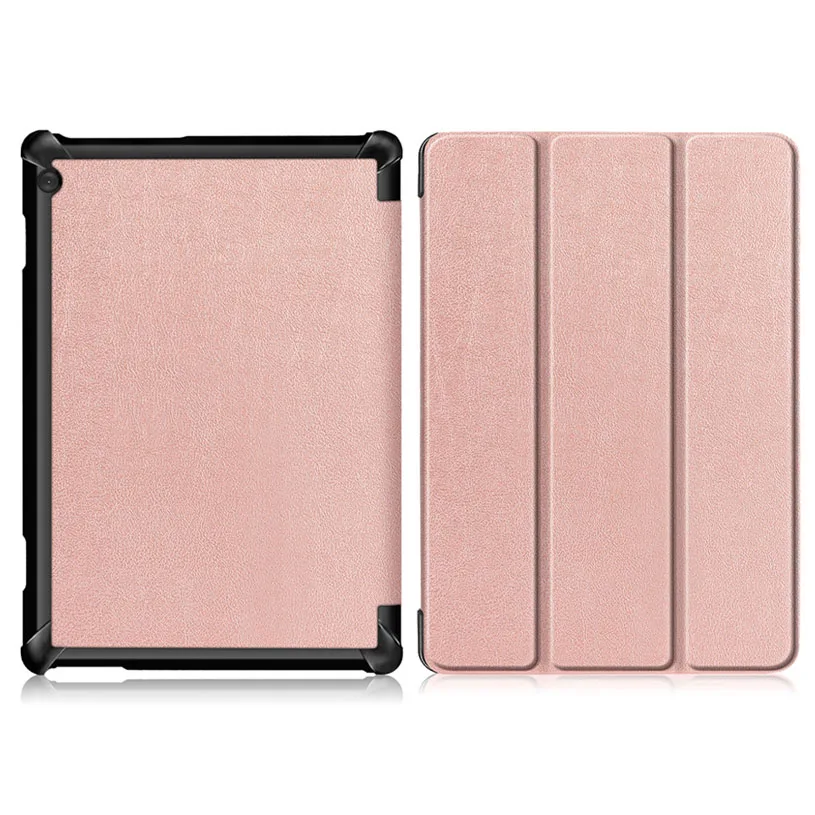 Rose Gold Тонкий чехол для lenovo Tab M10 TB-X605F TB X605F TB-X505F 10," чехол с магнитной подставкой из искусственной кожи чехол для планшета lenovo Tab M10 - Цвет: Rose Gold