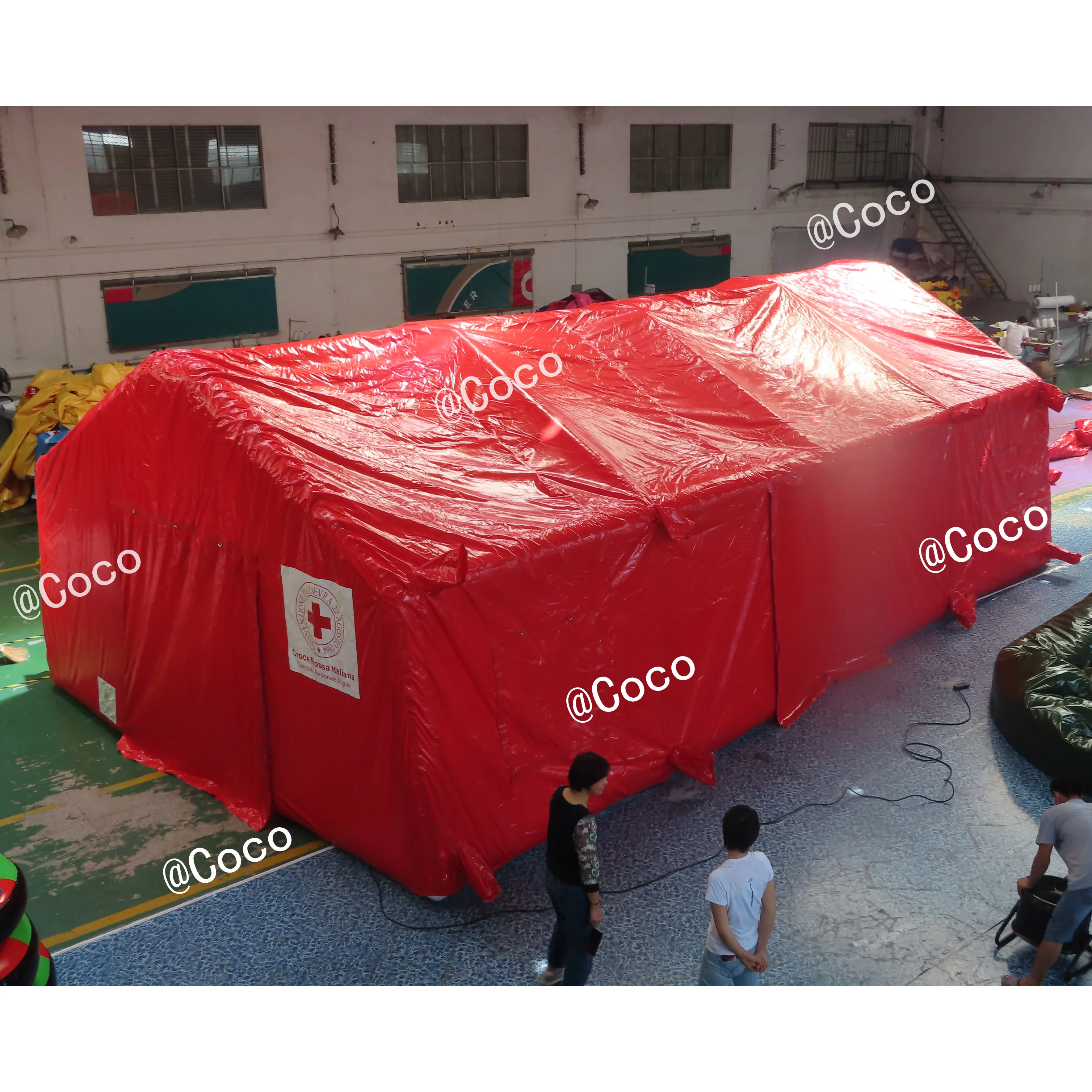 Бесплатная доставка в порт герметичная армейская надувная военная палатка