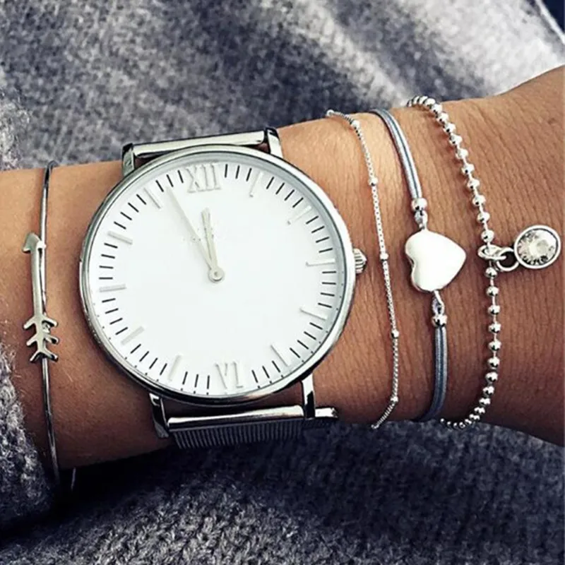 Женский винтажный браслет UODCM Круглый кристаллический горный хрусталь с