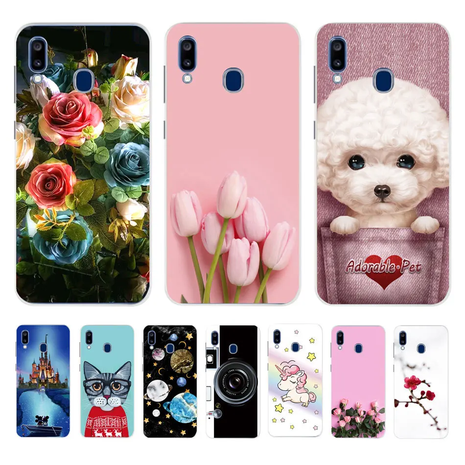 Чехол для Samsung Galaxy A20 чехол задняя крышка A 20 2019 A205F A20e A202F A20s мягкий