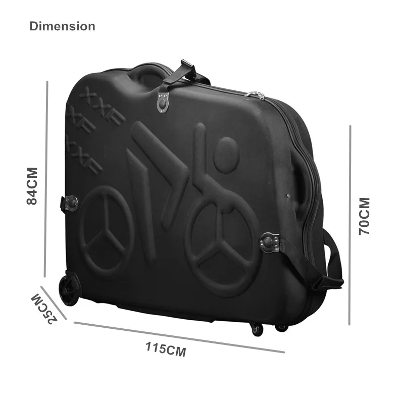 Bike Travel Case Accesorios Bicicleta Eva Material Rainproof Bikes Hard Box bike bag For 26''/27.5"/700c MTB Road Bike Hot Sale
