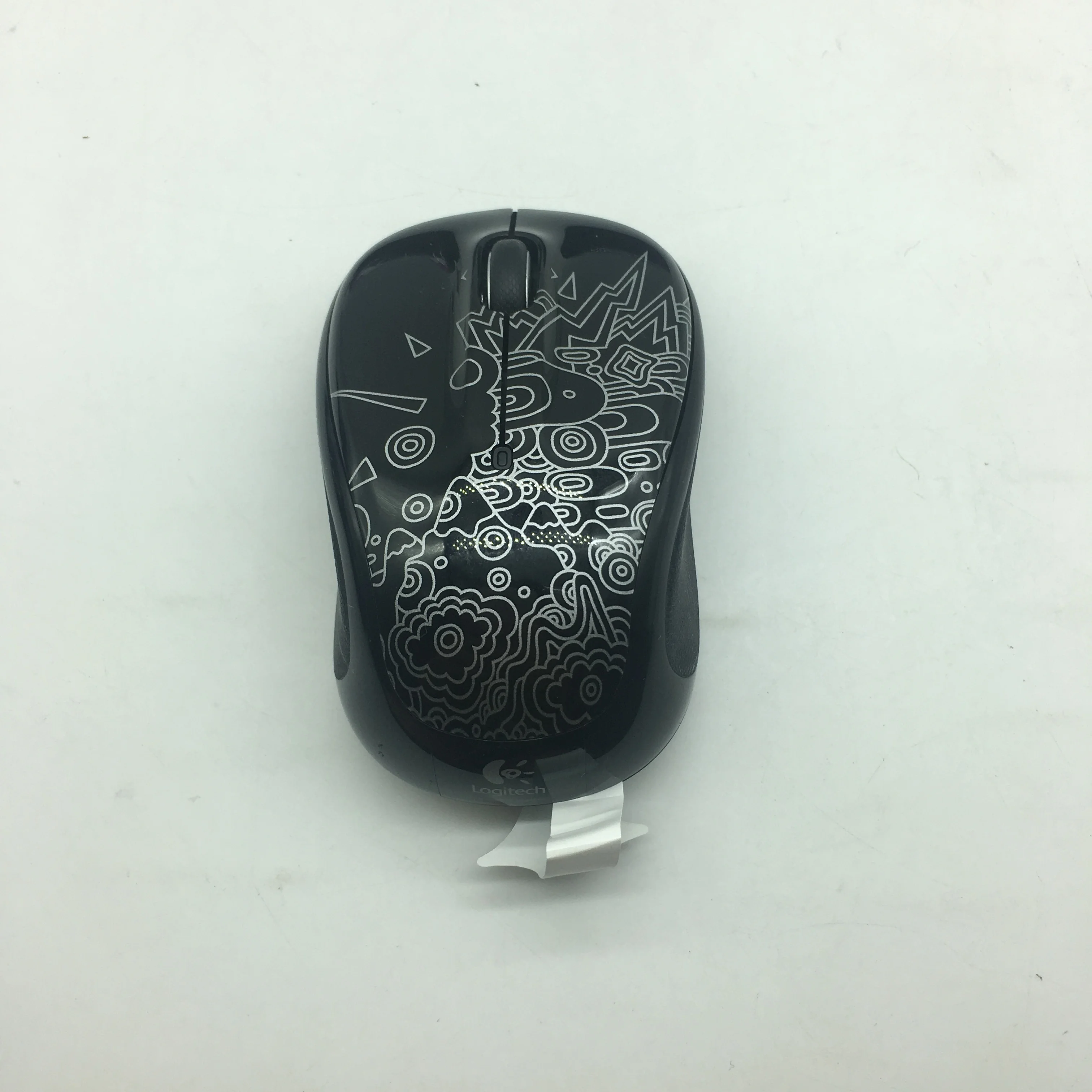 Черный Беспроводная USB мышь с 3 кнопками 1000 dpi 2,4 GHz Unifying Receiver эргономичная оптическая мышь - Цвет: Черный