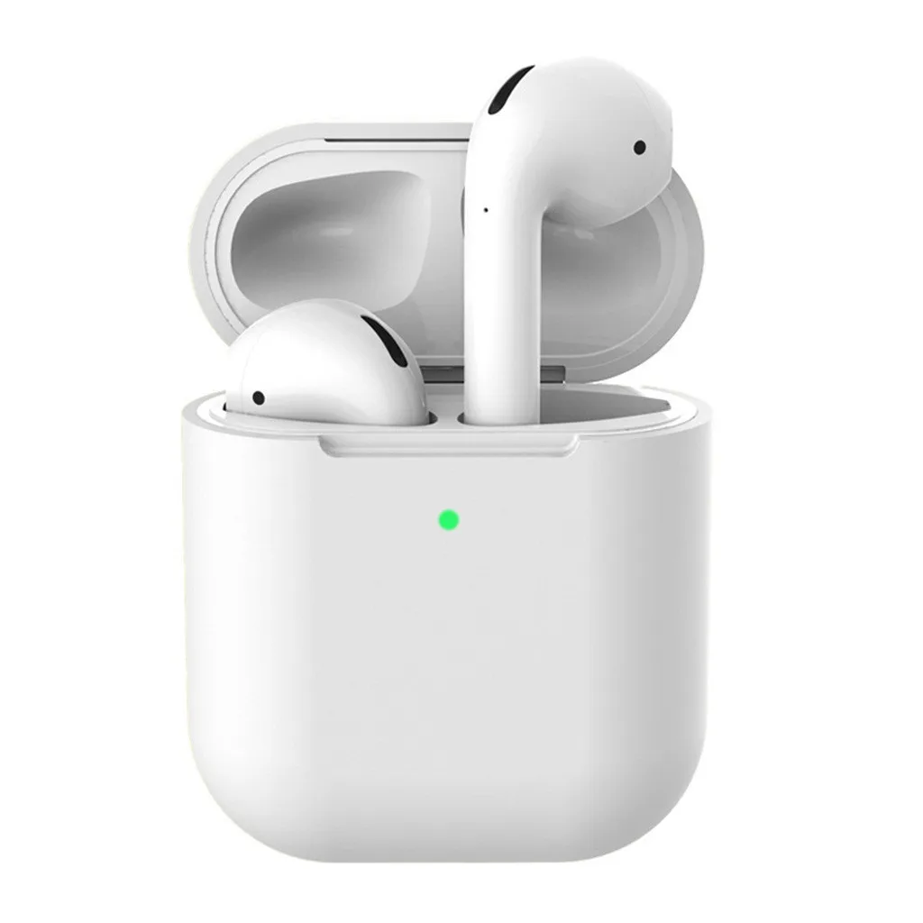 Силиконовый чехол против потери защитный кожаный для Apple AirPods 2 зарядки TWS Bluetooth