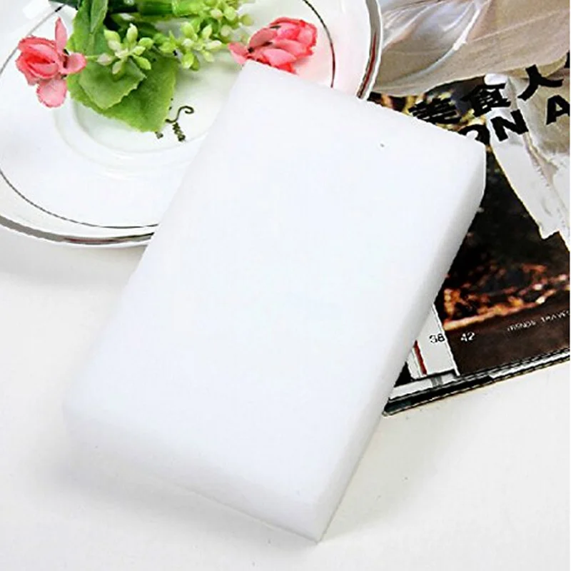 Волшебная губка белая многофункциональная фрикционная кухонная искусственная