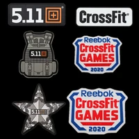 new 5 11 pvc 3d patch crossfit games 2020 military armband decorative clothing applique application for sports tactical vest bag