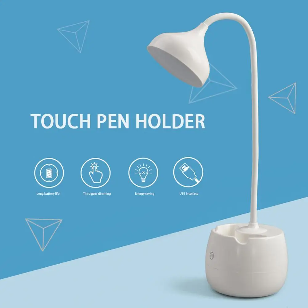 Настольная лампа для защиты глаз USB светодиодный Настольный светильник 20 с
