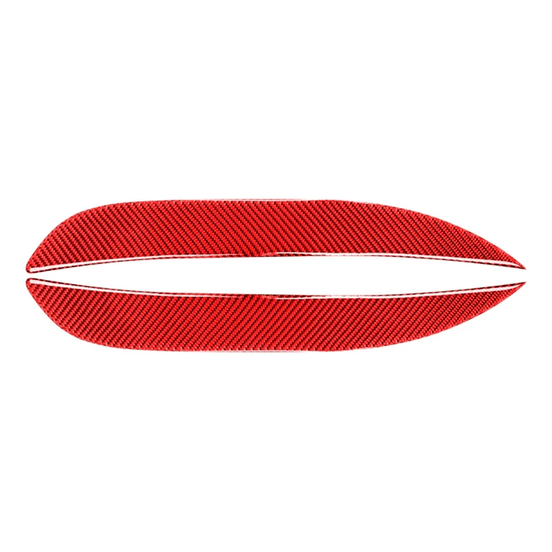 

Fog Light Lamp Eyebrow Cover Trim Sticker Carbon Fiber For Honda FIT JAZZ 2014 2015 2016 2017 2018 2019 2020 (Red)