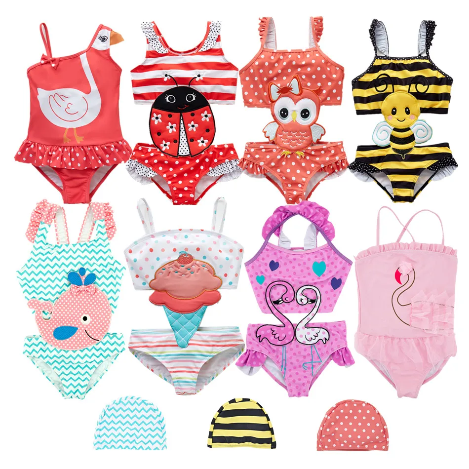 

2022 Toddler Infant Baby Girls Swimwear Watermelon Swimsuit Swimming Beach Bathing Bikini Cute Summer One-piece Swimming Costume
