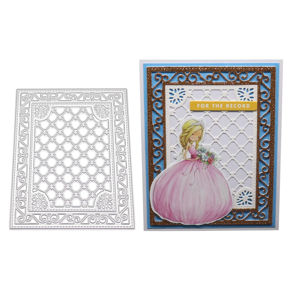 Вложенные устрицы Прямоугольная оправа набор вырубных штампов &quotсделай сам&quot с